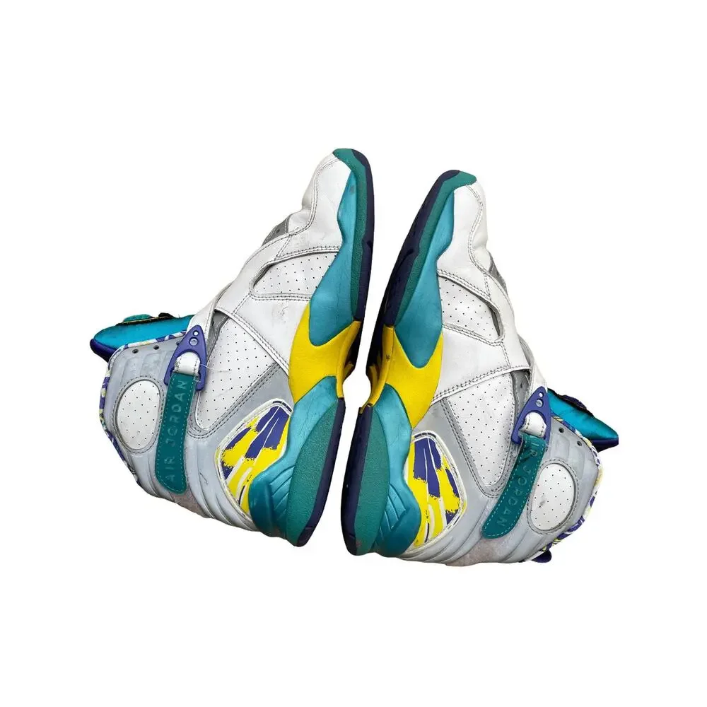 Nike Air Jordan Retro 8 VIII 2019 Aqua White Varsity Sz W8.5 Men’s 7 CL1236-100